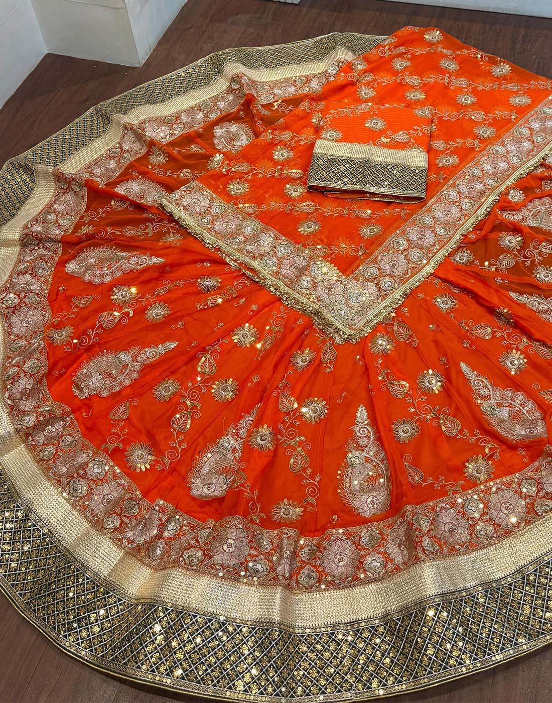 Kesariya Designer Poshak