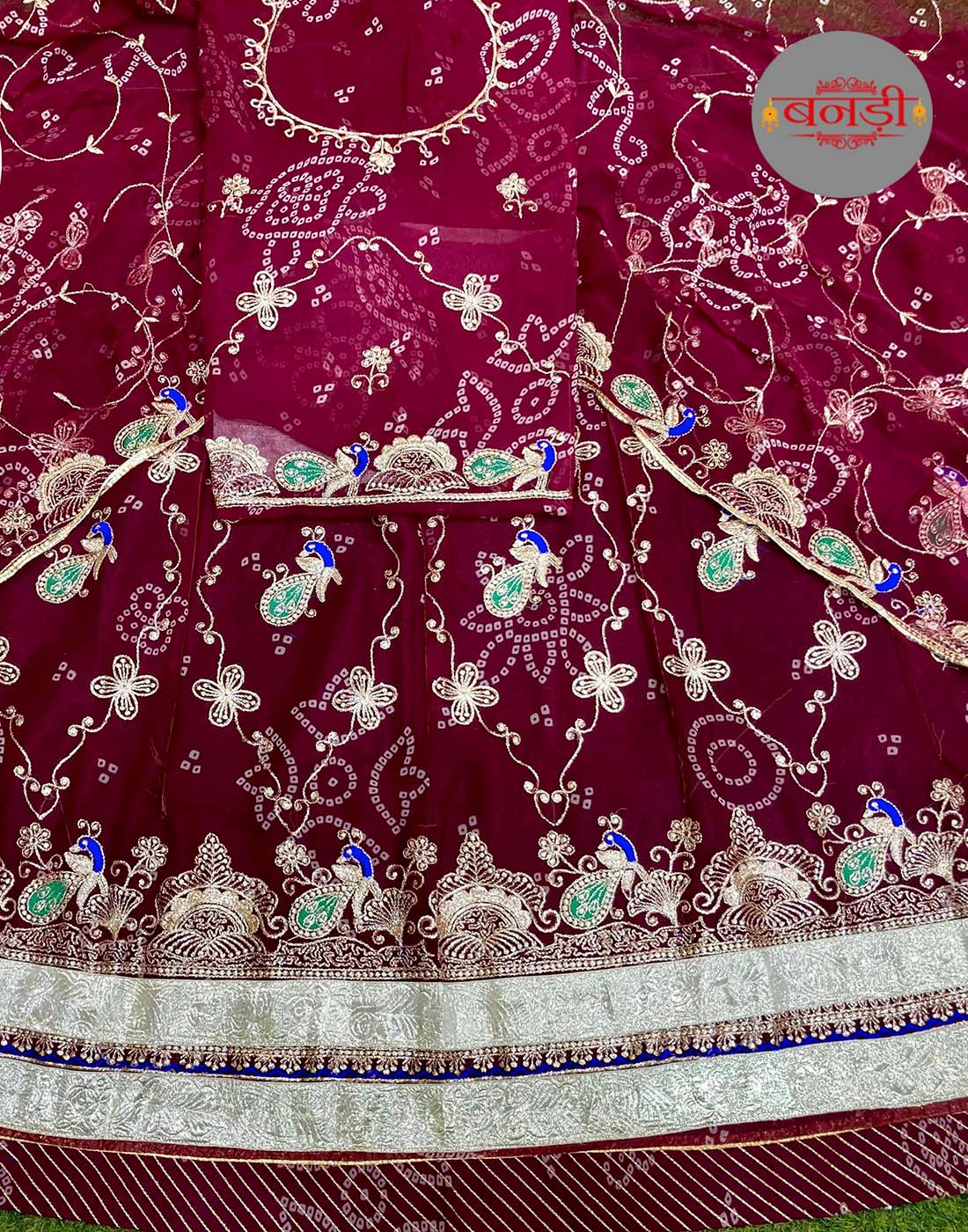 Kesariya Bandhani